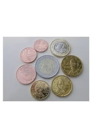Niska cena Serie Griekenland 2007 UNC Met de 2 euro Verdrag van Rome