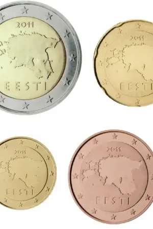 Serie Estland 2023 Unc slechts 4 munten Ostatnia szansa