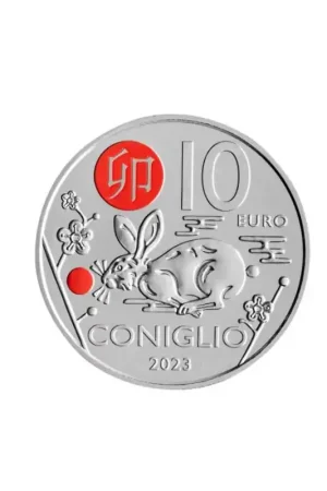 San Marino 2023 10 Euro 'Jaar van het konijn' Unc Kup teraz