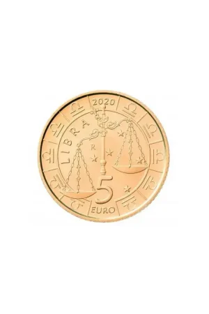 Tylko dziś San Marino 2020 5 Euro Zodiac-Weegschaal Unc