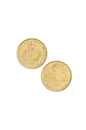 San Marino 2019 5 euro 5G Netwerk Unc Ostatnia szansa