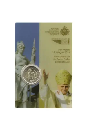 Darmowa dostawa San Marino 2011 2 euro Bu in blister (minikit)