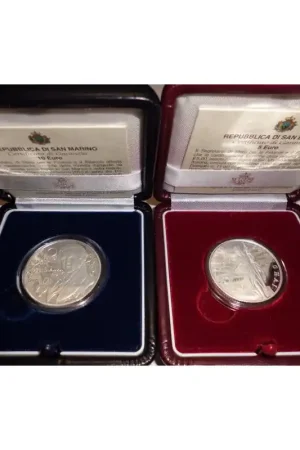 Premium San Marino 2010 5 & 10 Euro Proof Incl doosjes & cert.