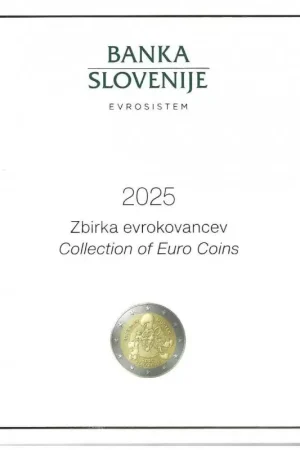 Proofset Slovenië 2025 met de 2 & 3 euromunt Zwrot pieniędzy