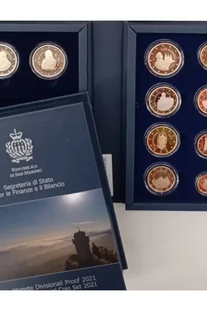 Tylko dziś Proofset San Marino 2021 inclusief 2 x 2 euro comm.