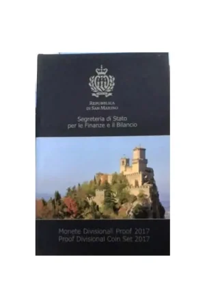 Proofset San Marino 2017 inclusief 2 x 2 euro comm. Wyprzedaż