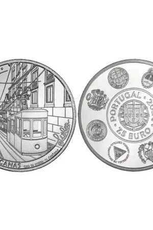 Portugal 2024 7½ euro 'Capitals Ibero Americanas Lisbon' Unc Wysoka jakość
