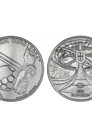 Rabat Portugal 2024 5 euro 'Uefa - EK 2024' Unc