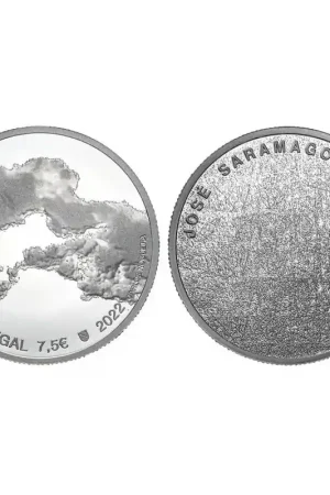 Tylko dziś Portugal 2022 7½ euro 'Jose Saramago' Unc