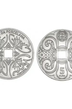 Portugal 2022 5 Euro 'Porcelein-Portugal en de Oost' Unc Ostatnia szansa