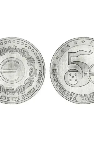 Promocja Portugal 2022 5 Euro '20 jaar euro' Unc