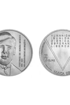 Portugal 2021 5 Euro 'Aristedes de Sousa Mendes' Unc Tylko dziś