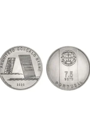 Portugal 2020 7½ euro 'Concalo Byrne' Unc Szybka dostawa