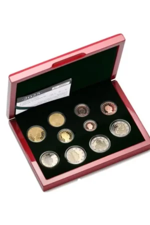 Proofset Luxemburg 2025 met extra 2 speciale 2 euromunten en Munttekens München Zamów teraz