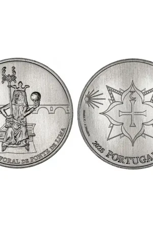 Portugal 2025 7½ euro 'Ponte de Lima' Unc Tani