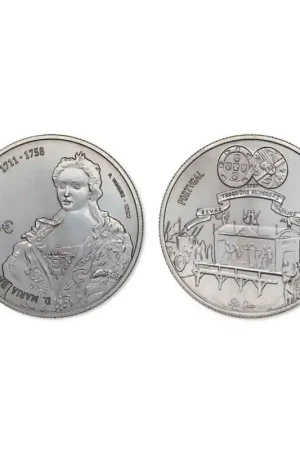 Nowość Portugal 2017 5 euro Maria Bárbara Unc