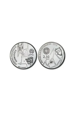Zwrot pieniędzy Portugal 2012 2½ euro Guimãres Unc