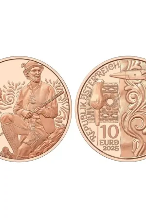 Promocja Oostenrijk 2025 10 Euro 'Leer' Unc