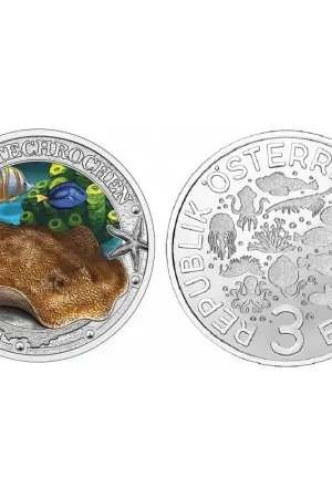 Niska cena Oostenrijk 2024 3 euro 'Pijlstaartrog' Unc