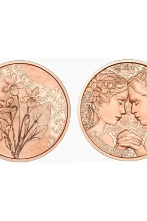 Oferta limitowana Oostenrijk 2024 10 Euro 'Het viooltje' Unc
