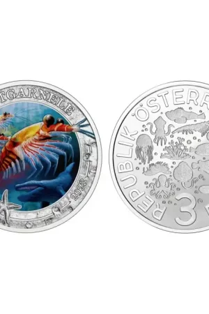 Wyprzedaż Oostenrijk 2023 3 euro 'Garnaal' Unc