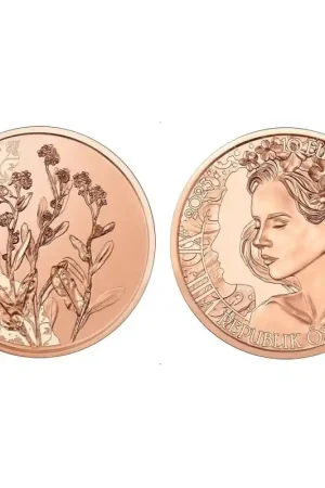 Wysoka jakość Oostenrijk 2023 10 Euro 'Vergeetmenietje' Unc