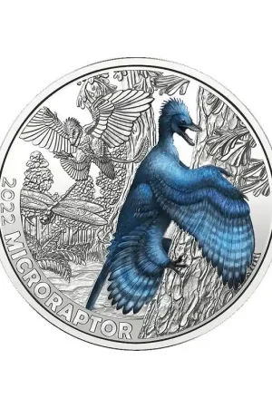 Oostenrijk 2022 3 euro 'Microraptor' Unc Ostatnia szansa