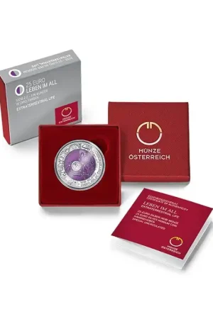 Oostenrijk 2022 25 euro 'Buitenaards Leven' Proof Ekspresowa dostawa