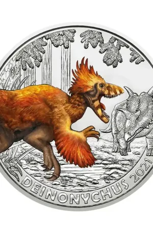 Oostenrijk 2021 3 euro 'Deinonychus' Unc Tani