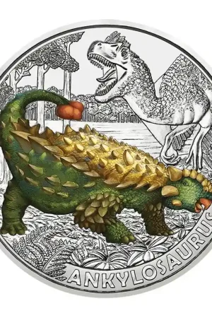 Oostenrijk 2020 3 euro Ankylosaurus Unc Tylko dziś