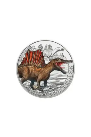 Darmowa dostawa Oostenrijk 2019 3 euro Spinosaurus Unc