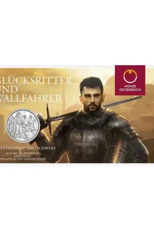 Zamów teraz Oostenrijk 2019 10 Euro Ridderslag Zilver Bu in blister