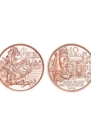 Oostenrijk 2019 10 Euro Ridder Unc Bezpieczna płatność