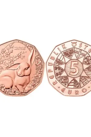 Oostenrijk 2018 5 euro Paashaas Unc Niska cena