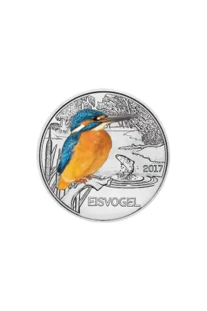 Oostenrijk 2017 3 euro Ijsvogel Unc Promocja