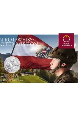 Oostenrijk 2015 5 Euro Strijdkrachten Zilver in Blister Promocja