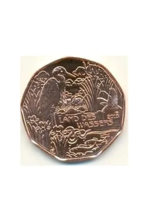 Nowość Oostenrijk 2013 5 Euro Land des Wassers Unc