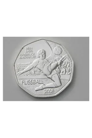 Wyprzedaż Oostenrijk 2008, 5 Euro Fussball Bern etc.