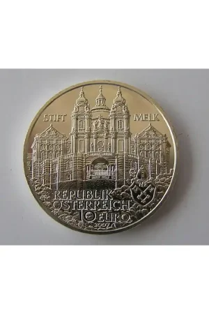 Oryginalny Oostenrijk 2007, 10 Euro Das Melker Kreuz