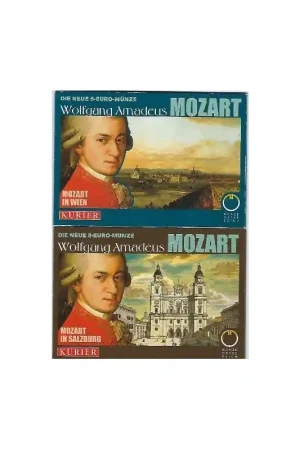 Premium Oostenrijk 2006 5 euro, Wolfgang Amadeus Mozart-Mozart in Wien & Salzburg In blister