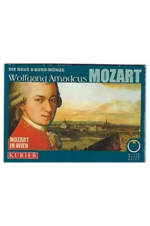 Oostenrijk 2006 5 euro, Wolfgang Amadeus Mozart In blister Mozart in Wien Wyprzedaż
