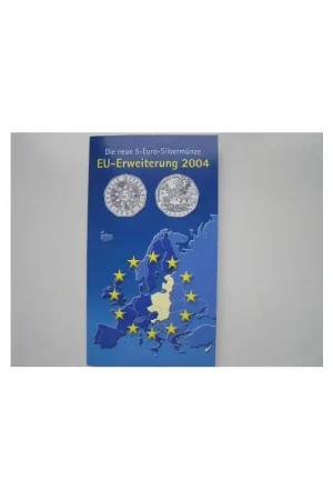 Oostenrijk 2004, 5 Euro EU Erweiterung in Blister Promocja