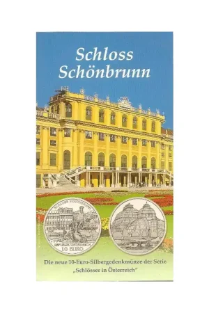 Tylko dziś Oostenrijk 2003, 10 Euro Schloss Schönbrunn in Blister