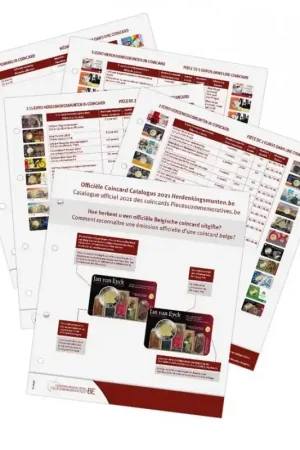 Promocja Officiële Coincard Catalogus 2021 België