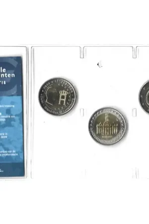 Officiële 2 Euromunten collectie KNM UNC Luxemburg 2004 - Duitsland 2009 - Slovenië 2009 Zamów teraz