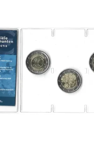 Zamów teraz Officiële 2 Euromunten collectie KNM UNC Italië 2009 - Portugal 2007 - Slovenië 2010