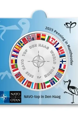 Najlepsza cena Nederland 2025 Penning'Navo top in Den Haag' in munthouder