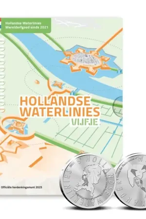 Nederland 2025 5 euro 'Hollandse Waterlinies' Zilver proof in blister Popularny