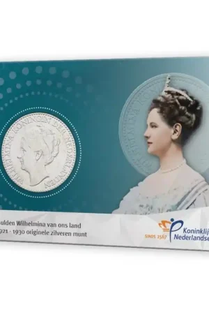 Szybka dostawa Nederland 2025 'Wilhelmina ½ Gulden 1921' in coincard