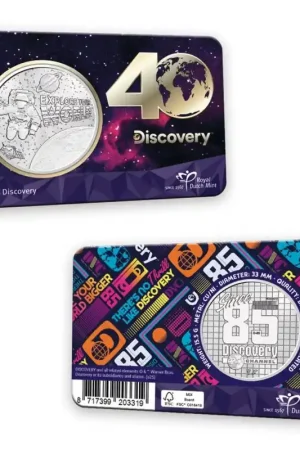 Wysoka jakość Nederland 2025 '40 jaar Discovery' Penning in coincard